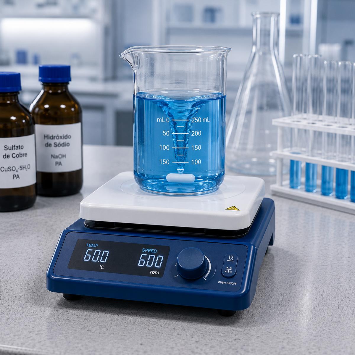 Como escolher um agitador magnético com aquecimento para laboratório