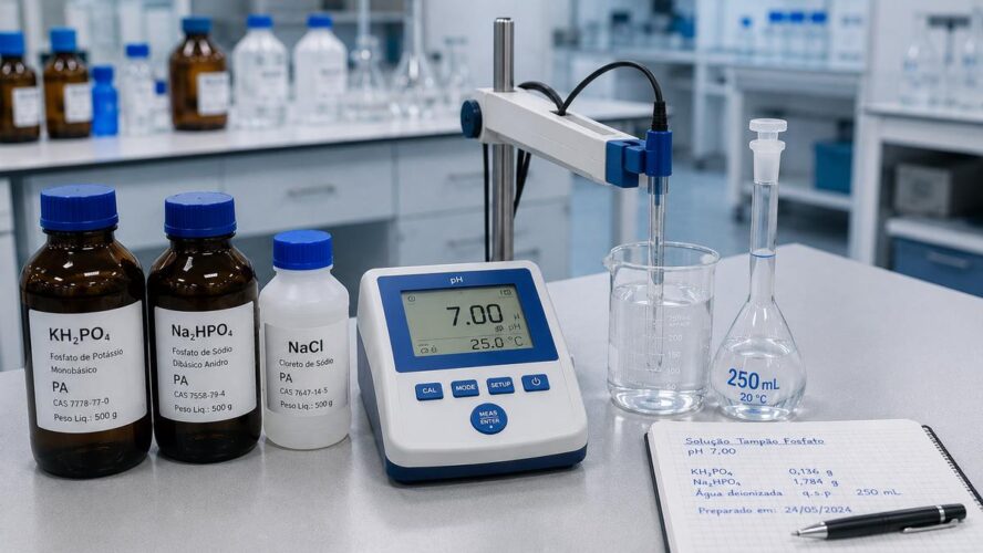 Como preparar soluções tampão em laboratório: princípios, receitas e aplicações