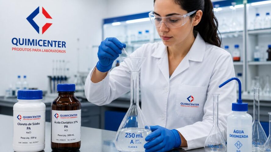 Como preparar e padronizar soluções químicas em laboratório