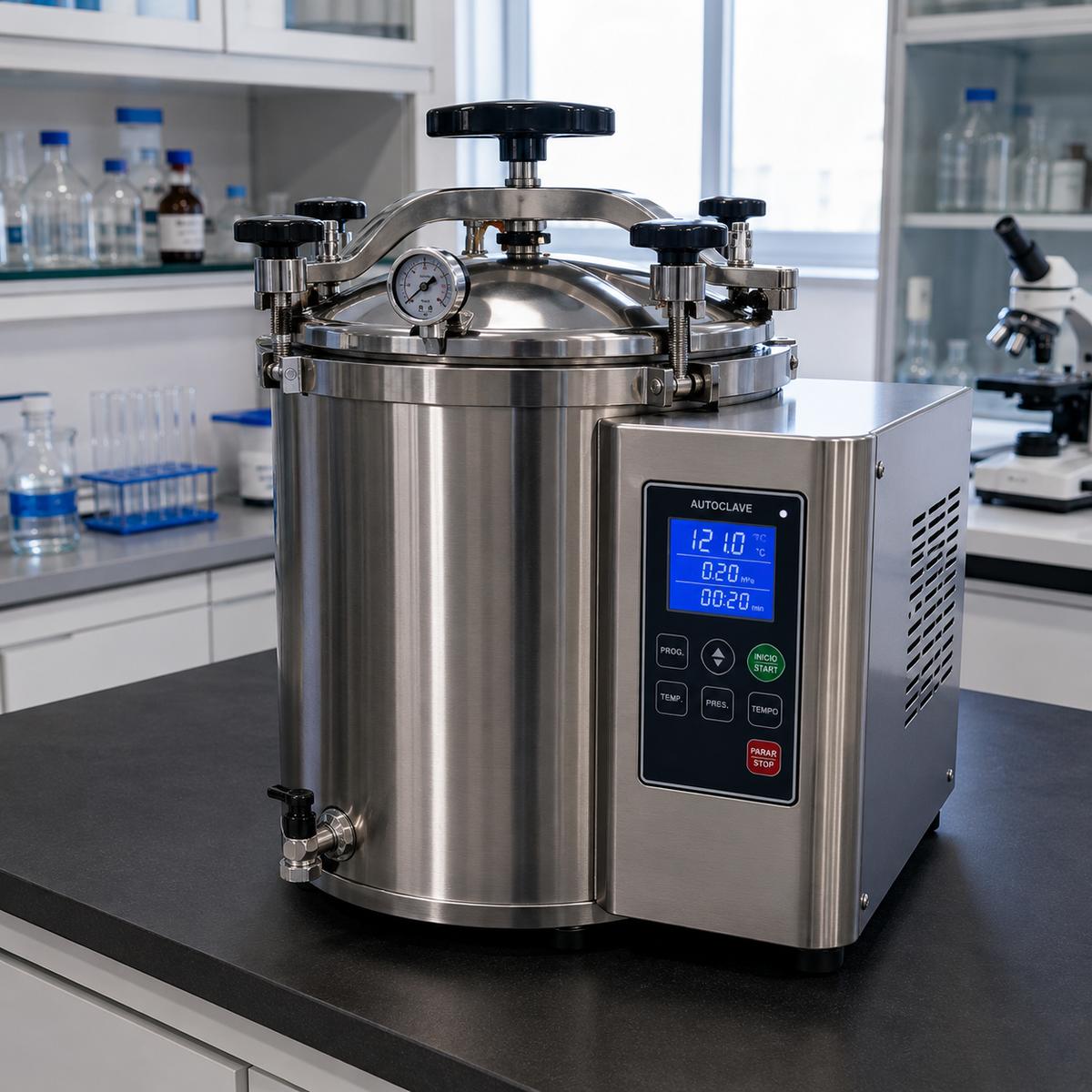 Autoclave de laboratório: como funciona, tipos e validação do ciclo de esterilização