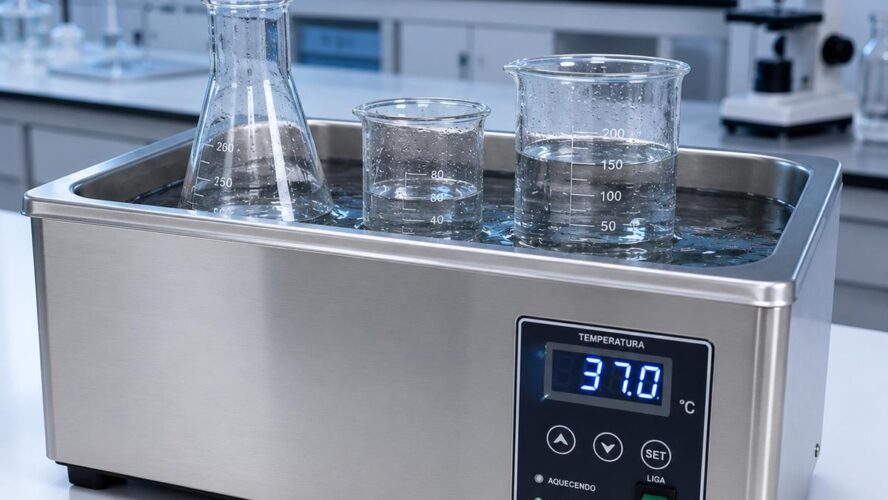 Como funciona um banho-maria de laboratório: tipos, aplicações e cuidados